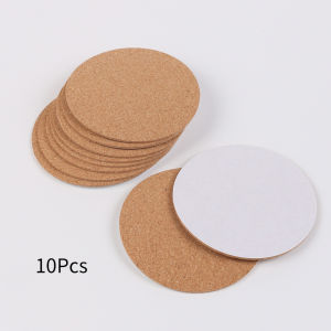 10/20/50Pcs Self-Adhesive Cork Coaster Round Pad for DIY Diamond Art Painting Crafts Cork Mat