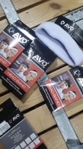 Headband AVO Head Band Hairband Ikat Kepala Running Olahraga Gym Sport