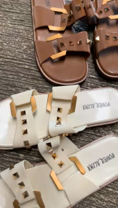 Sandal Wanita Terbaru/Sendal Selop Jelly Alina 3025 S3/Sendal Karet Flat Import Kekinian