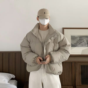 DAVID&ME | Short Thicker Stand Collar Winter Puffer Coat