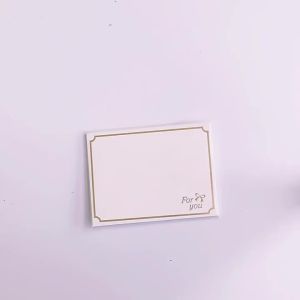 10pcs Vintage White Bronzing Blank Pearl Paper Envelopes Wedding Party Invitation Envelope Greeting Cards Gift Thank You Cards