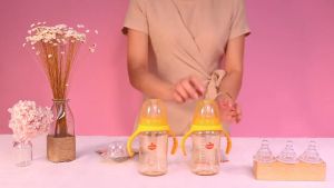 Bình ống hút nước cổ rộng Wesser cho bé PPSU 260ml