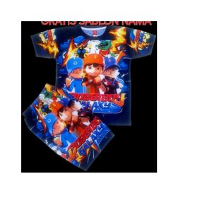 COD/Setelan baju karakter boboiboy anak laki laki
