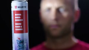 Wurth Engine Flush ล้าง ฟลัช สูตรพรีเมี่ยมเข้มข้น น้ำยาขจัดคราบสกปรกตกค้างสะสมในเครื่อยนต์ เบนซินและดีเซล 400 ml
