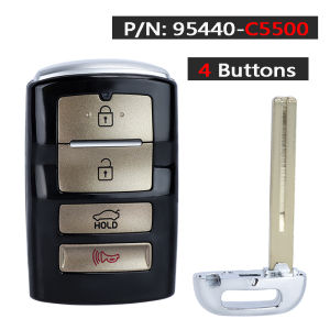KEYECU 433.92MHz ID47 95440-C5500 95440-F6000 95440-F6100 Keyless-Go Smart Remote Key Fob for Kia Cadenza 2016 2017 2018 2019