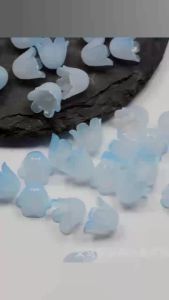 DIY hình hoa mini bằng acrylic nhiều màu 8mm phụ kiện trang sức thủ công tự làm