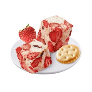 Bánh Mousse Kẹo Dây Dâu Tây và Việt Quất