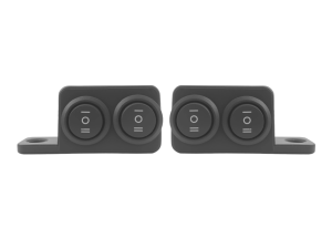 Motorcycle Dual Button 3‑Position Handlebar Switch Left & Right Universal Auxiliary Light Control Switch for 22mm Handlebar