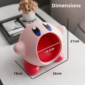 Creative Star Kirby Key Storage Desktop Decoration New Home Moving Decoration Living Room Decor Gift Resin Cute Home Decor