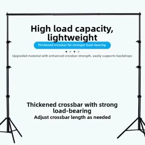 CHIZHIDU | Adjustable Thickened Metal Green Screen Background Stand