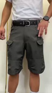 Men’s Multifunctional  Outdoor Waterproof  Tactical Hiking Shorts Scratch-Resistant