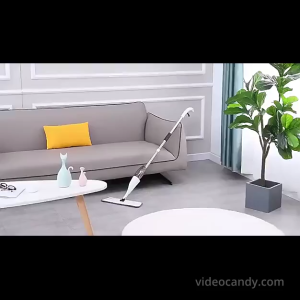 Water Spray Mop Automatic Water Tank Alat Pel Lantai Semprot Praktis Kain Pel Microfiber