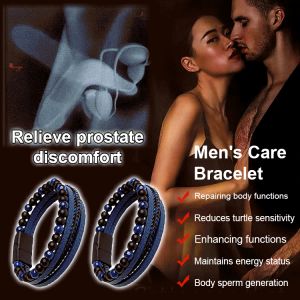 Handmade Tiger Eye Stone Bracelet Multi-Circle Natural Energy Stone Beads Increase Human Vitality Leather Bracelet Jewelry Men