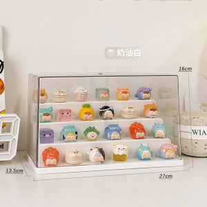 Cute Grain Display Box Small Ornaments Hand-Made Display Cabinet Blind Box Display Rack Storage Acrylic Transparent and Dustproof Storage Box