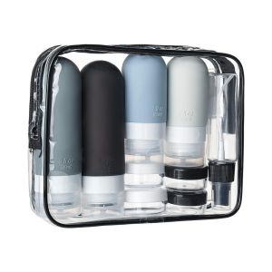 16-pack travel bottle set - leak-proof silicone squeeze container for toiletries conditioner shampoo lotion and body wash ac