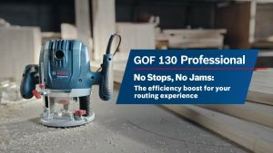 Bosch Plunge Router GOF 130 1300w. 06016B70K1 Contractors Choice COC Power Tool [ Blue Power by ECL ]