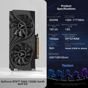 Gaming and Streaming Graphics Card 12GB