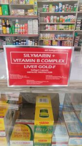 LIVER GOLD-F (Silymarin Plus Vitamin B) 60s Capsule