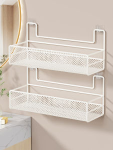 Drill-Free Multi-functional Bathroom Wall Mount Shelf