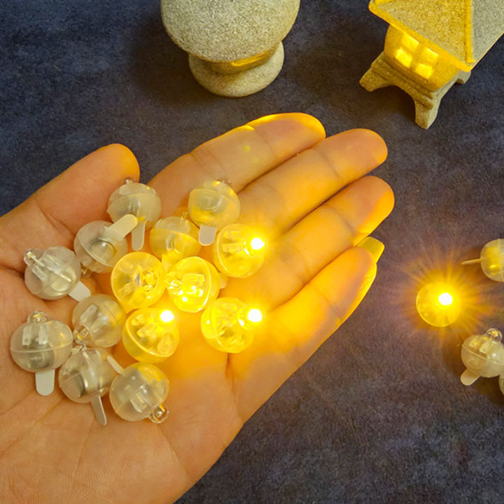 Mini LED Light Bulb Gobo Light Atmosphere Light Button Light Creative Pure Color Small Light Bulb Miniature Luminous Ball Model