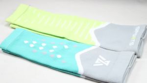 1Pair Calf Compression Sleeve for Men WomenLeg Support Footless Compression Socks for RunningShin Splint Varicose Swelling