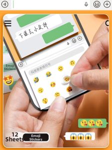 QIFUXING | Creative Funny Chat Stickers