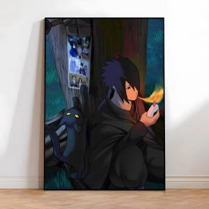Bandai | 5D Tự Làm Tranh Gắn Đá Bộ Naruto Sasuke Uchiha Anime Full Khoan Đá Khảm Nghệ Thuật Treo Tường Thủ Công Nhà Quà Tặng