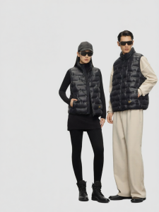 Guvet | Lightweight Black Goose Down Couples Vest