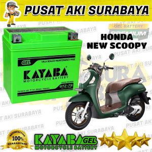 ACCU KERING KAYABA GTZ7S HIJAU SCOOPY NEW SATRIA FU FINO GRANDE GEAR 125 FAZZIO ADV 150 MTZ6S YTZ6V GTZ6V