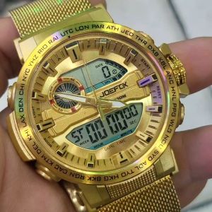 JAM TANGAN PRIA DUAL TIME ORIGINAL ANTI AIR TERMURAH BISA COD 6.6 SALE