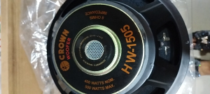 CROWN HW 1505 SPEAKER UNIT HI-PERFORMANCE WOOFER 500W MAX 8 OHMS