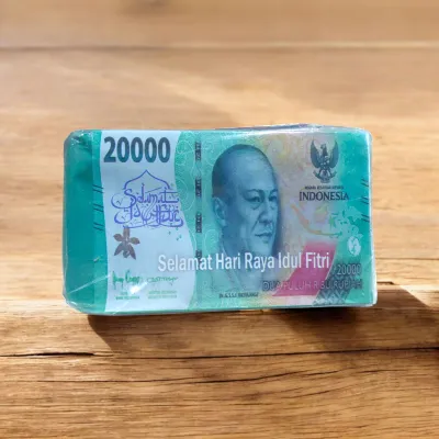 Amplop Lebaran Terbaru Motif Uang Isi 100 pcs (11×7cm)