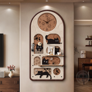 RUIBAHAO | Retro French Style Corridor End Decorative Wall Hanging Shelf