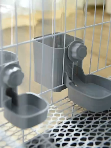 พร้อมส่ง เครื่องให้อาหารอัตโนมัติ กรงแมวแบบแขวน ชามสัตว์เลี้ยง ที่ใส่อาหาร ชามอาหารแขวนได้ ชามแขวน ชามอาหาร