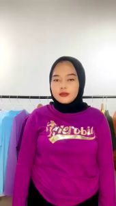 BAJU KAOS SENAM AEROBIC WANITA LENGAN PANJANG HIJAB TERBARU JUMBO BIGSIZE DEKAOS SHOP 2912 AEROBIC GOLD