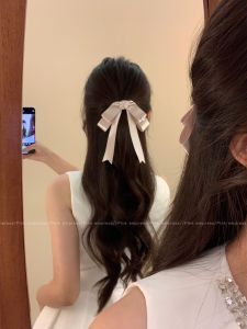 PINK EMPRESS | Korean Pink Ribbon Bow Hair Clip Head Ornament