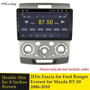9 Inch Radio Fascia For Ford Everest 2006+ Ranger 2006-2010 Mazda BT-50 2006-2011 Panel Dashboard Installation Trim kit Frame