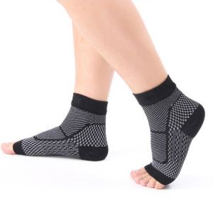 LAYOTO Nylon Sports Ankle Brace 1 Pair Outdoor Protective Elastic Compression Ankle Sports Brace