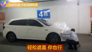 Car Body Cover Transparent PE Plastic Car Covers Dust-Proof Waterproof Size Available For Saloon Car /L - SUV/MPV Cars -AruzX70CRVAlzaBrvLivina 4.8Transparent