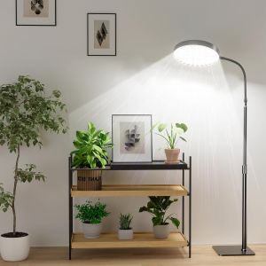 Đèn LED Trồng Cây Quang Phổ Toàn Phần 6000K Có Chân Đế Cho Cây Trồng Trong Nhà Đèn Trồng Cây Trên Sàn Có Hẹn Giờ Bật/tắt Tự Động AC85-265V