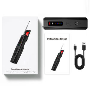 Hidden Camera Detector Anti-Spy Car GPS Tracker Listening Device Bug RF Wireless All Signal Scanner Gadget Security Protection