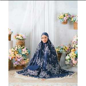 MUKENA DEWASA MOTIF BUNGA ETNIK RENDA BESAR | MUKENA RAYON PREMIUM SUPER LEMBUT & ADEM