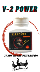 V-2 POWER BOTOL 175 BUTIR - jamu ayam petarung
