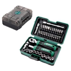 SATA | Multi-Function Auto Repair Ratchet Wrench and Screwdriver Set