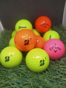 Bola golf all merk warna random grade A 12pcs