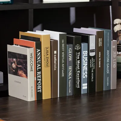 Modern Nordic Minimalist Fake Book Artificial Book Living Room and Shop Decorations Decoration Props Book Case Box Creative Furnishings