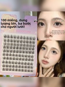MONLEYTA | Dây lông mi giả Demon Single Cluster 10 hàng dung tích lớn tự nhiên giả mạo Fairy Hair dành cho nữ của thương hiệu MONLEYTA