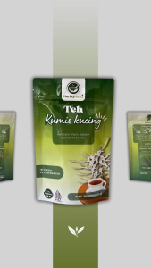 Teh Daun Kumis Kucing Teh Batu Ginjal Isi 20 Tea Bag Mencegah Batu Ginjal dan Batu Empedu