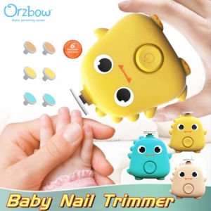 Orzbow Baby Nail Trimmer Care Kit Multi Functional Baby Electric Nail Grinder Portable Nail Clipper Foot Nail Tool
