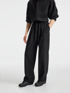BODYDREAM | Spring Casual Straight Leg Black Mens Trousers
